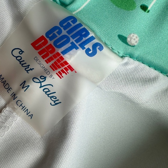 Court Haley Girls Got Drive Golf Print Pull-On Skort Women's Size Medium - Picture 2 of 6